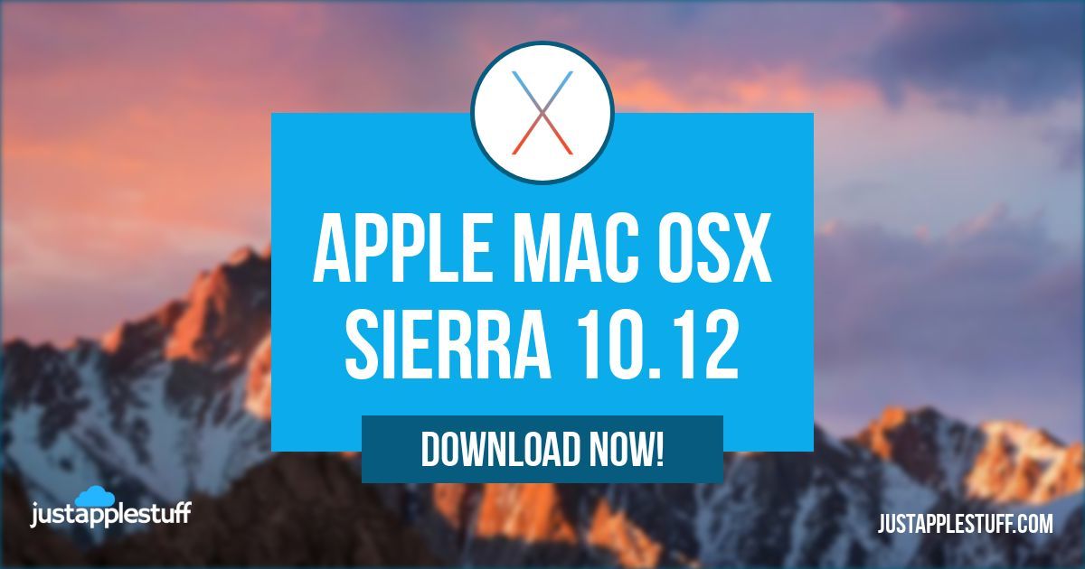 apple mac os sierra 10.12 download